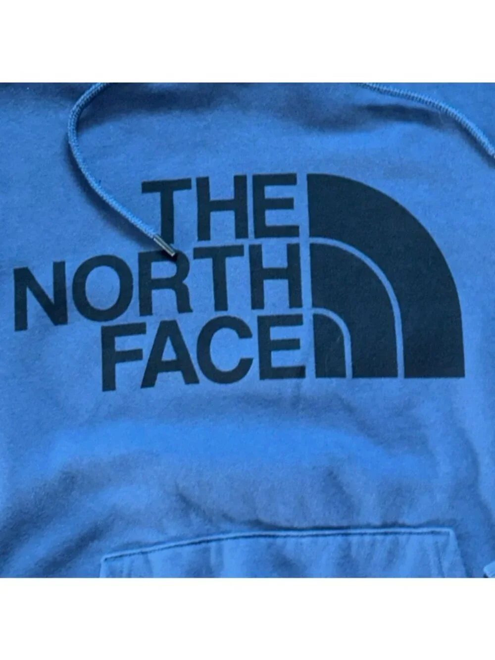 The North Face Mens Hoodie/Pullover Sweatshirt-Blue--GUC